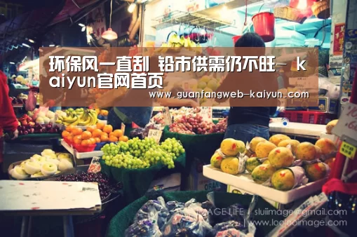 环保风一直刮 铅市供需仍不旺- kaiyun官网首页 (图1) 开云
